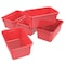 Storex Plastic, Red, 5 PK 62415U05C - alternate 1